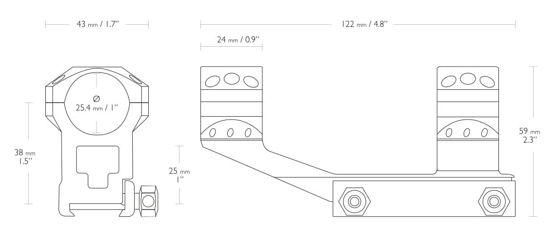 cantilever ring scope haut