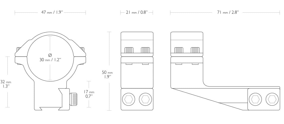 paire de collier d'extension Hawke