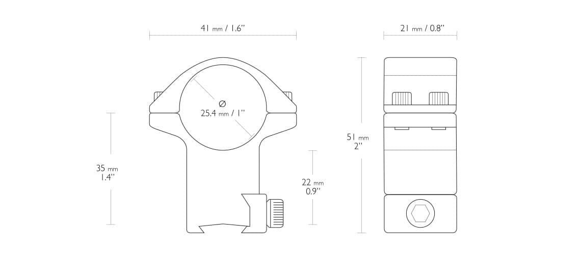colliers de montage haut 2 pièces