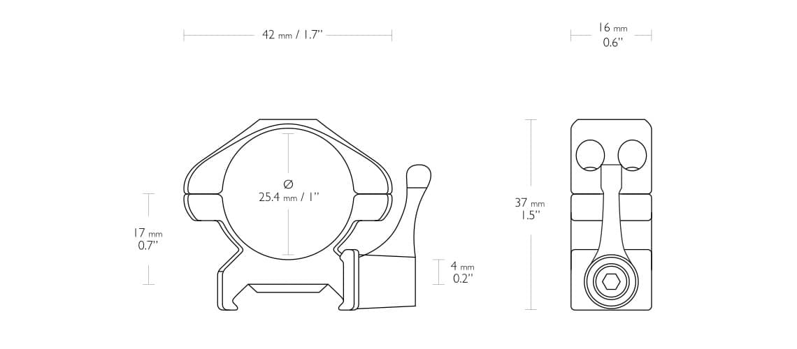 Paire de Colliers Amovibles 2 Pièces  Weaver (Lever) Bas – Image 2