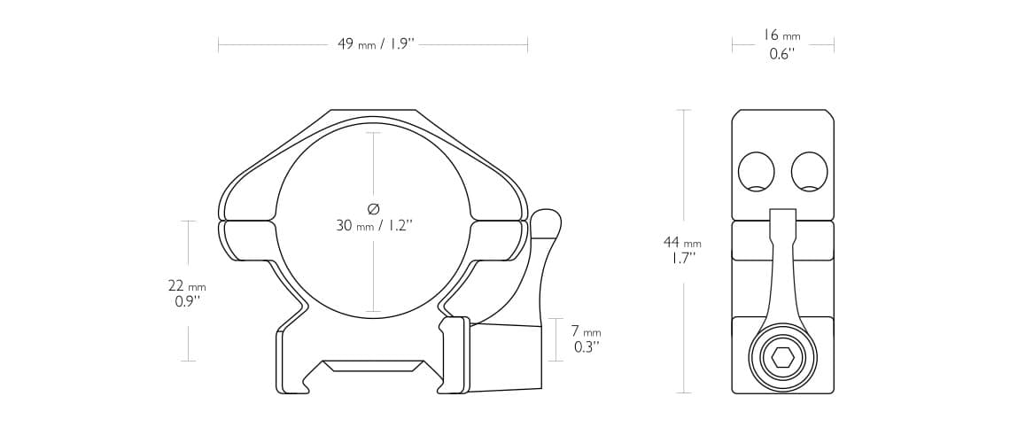 taille colliers de montage amovibles