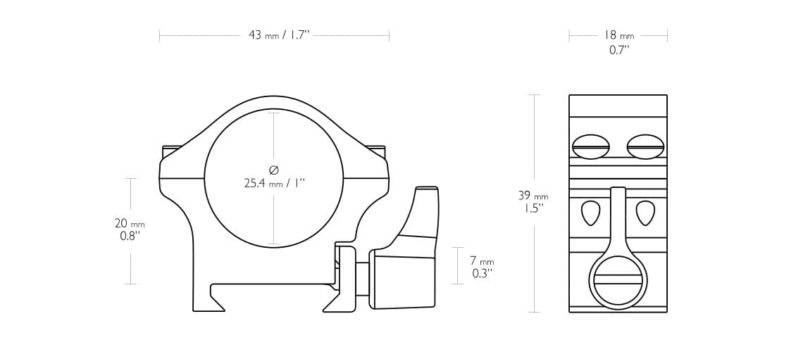 collier de montage amovible taille