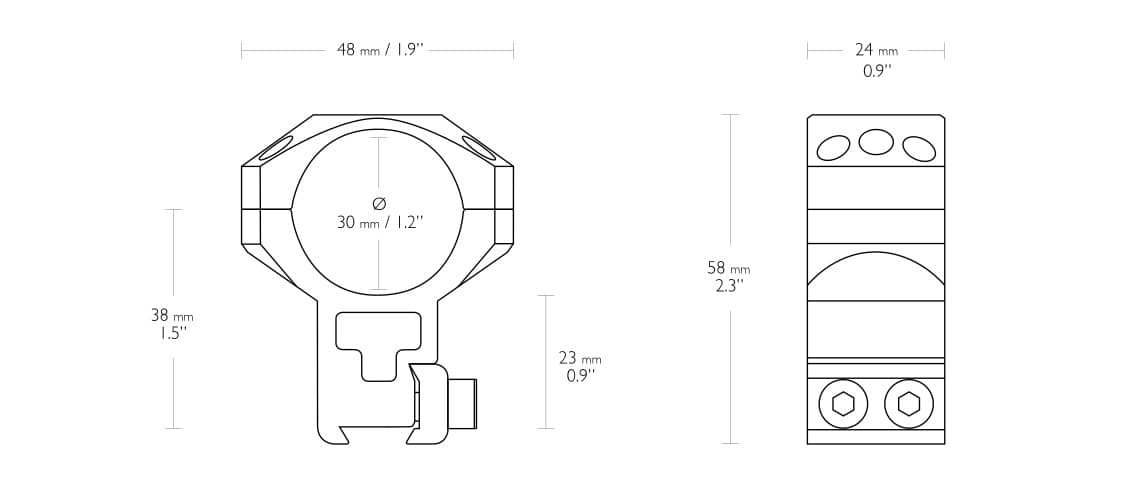 ring scope trés haut