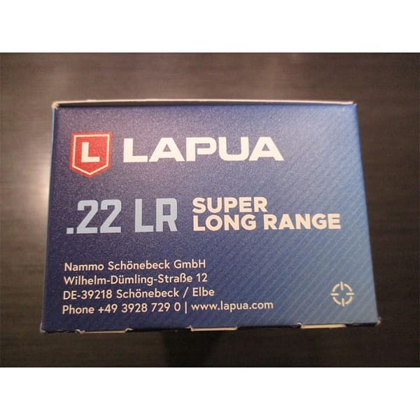 cartouches Lapua 22 lr pack de 500