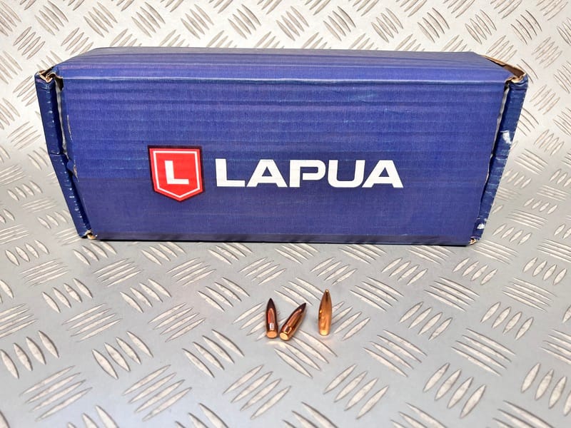 Ogives Lapua Scenar cal 30, 167gr