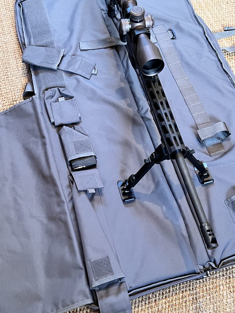 Bergara sac de rangement arme / tapis de tir 2 en 1