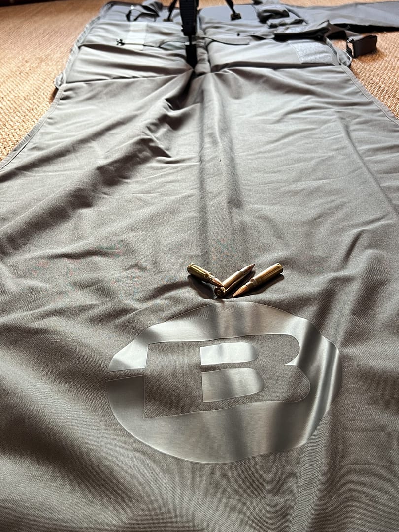 Bergara sac de rangement arme / tapis de tir 2 en 1